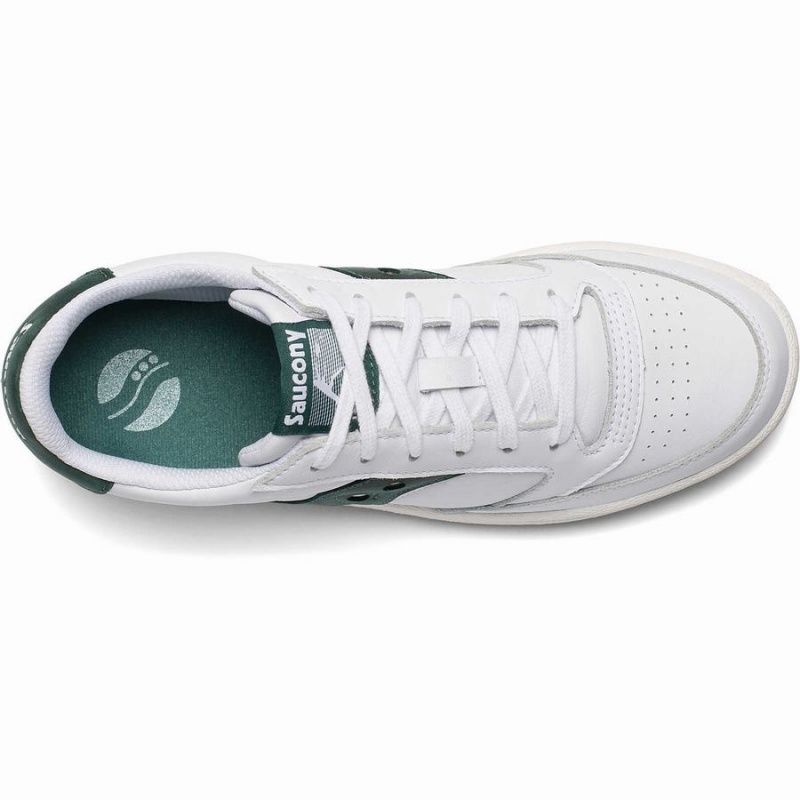 Saucony Jazz Court Férfi Utcai Cipő Fehér Zöld | Hungary S35904-P40