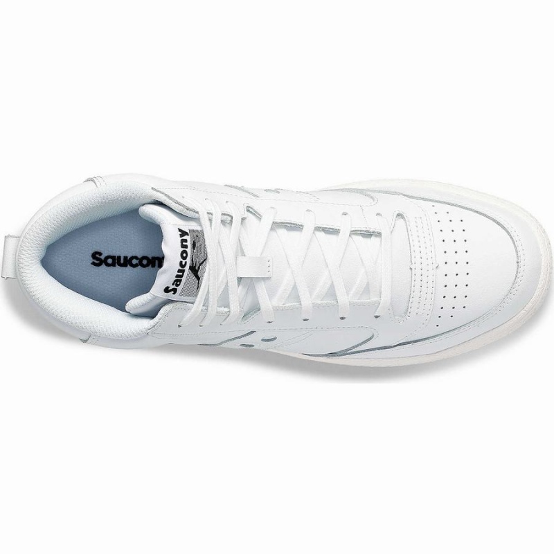 Saucony Jazz Court High Férfi Utcai Cipő Fehér Fehér | Hungary S07861-N58