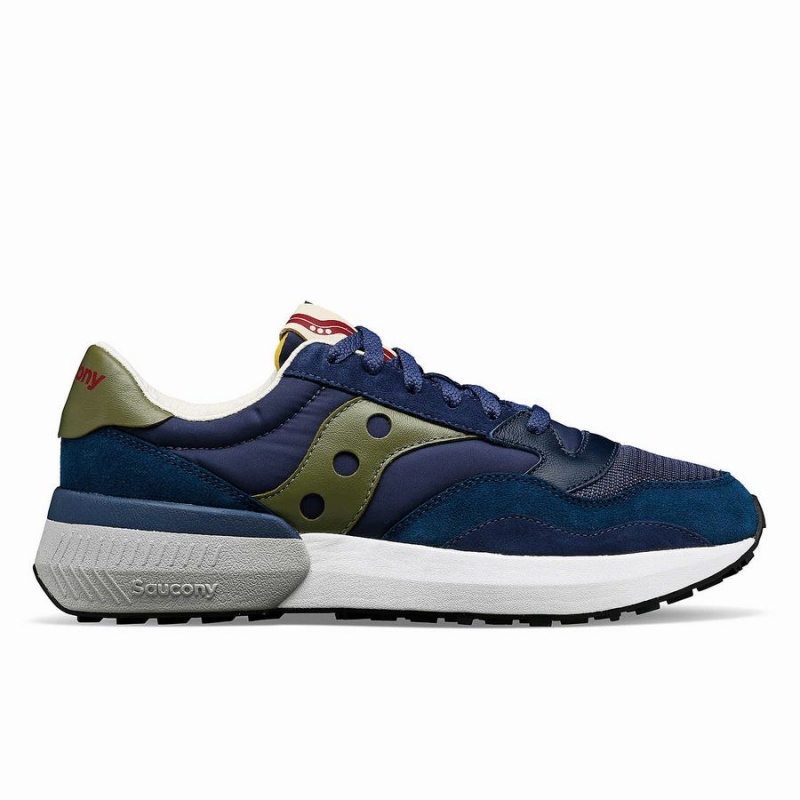 Saucony Jazz NXT Férfi Utcai Cipő Sötétkék Zöld | Hungary S45283-X51