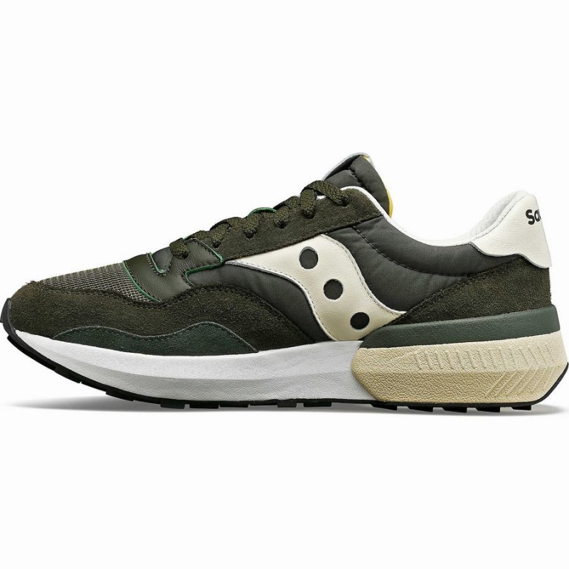 Saucony Jazz NXT Férfi Utcai Cipő Zöld Krém | Hungary S94615-N67