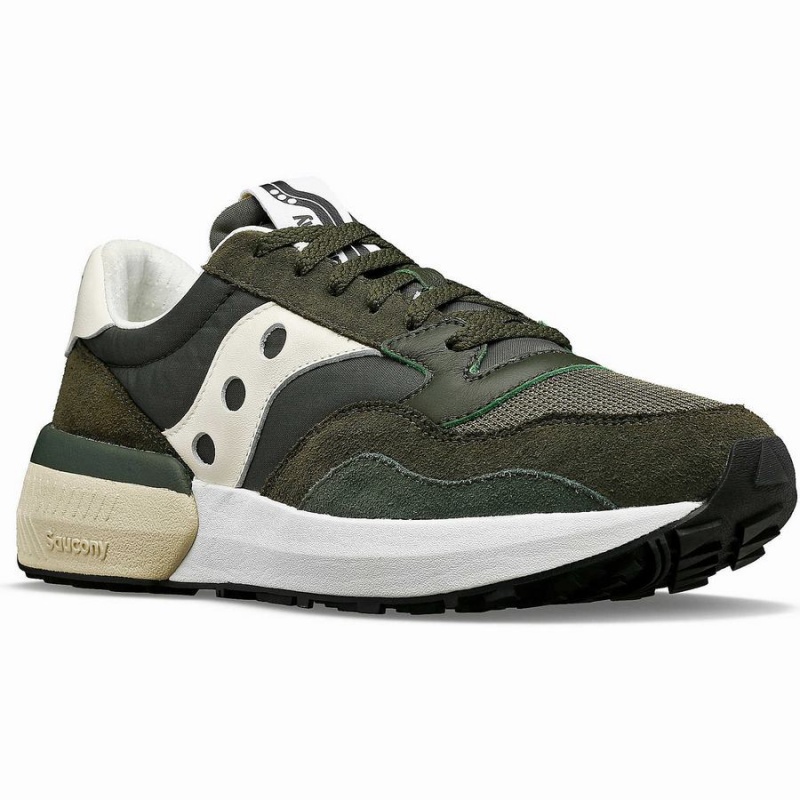 Saucony Jazz NXT Férfi Utcai Cipő Zöld Krém | Hungary S94615-N67