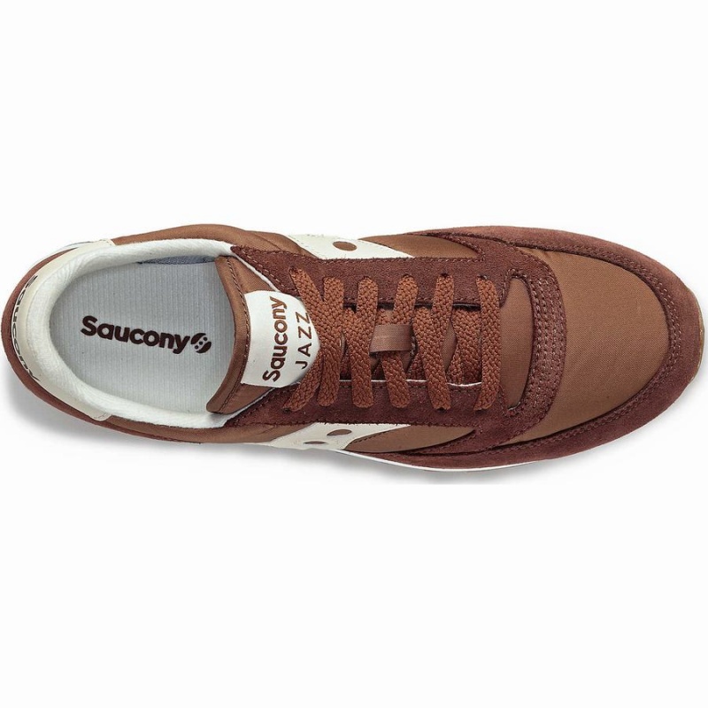 Saucony Jazz Original Férfi Utcai Cipő Barna Krém | Hungary S95038-N92