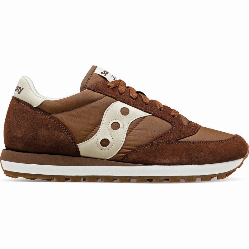 Saucony Jazz Original Férfi Utcai Cipő Barna Krém | Hungary S95038-N92