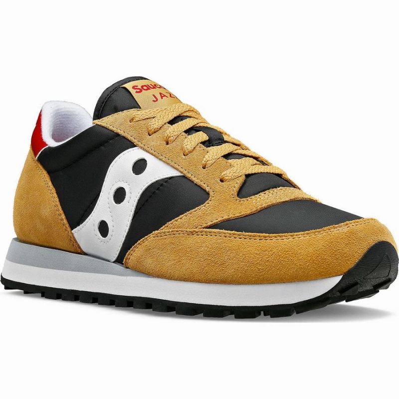 Saucony Jazz Original Férfi Utcai Cipő Bézs Fekete | Hungary S13205-M97