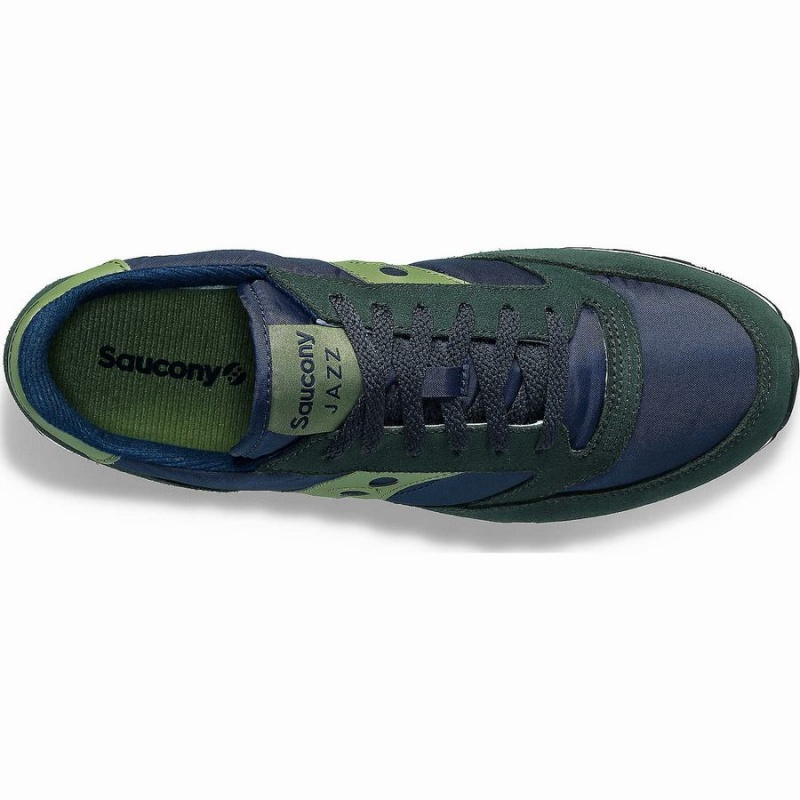 Saucony Jazz Original Férfi Utcai Cipő Sötétkék Zöld | Hungary S62389-Z75