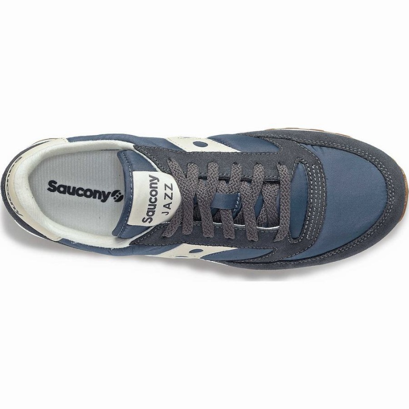 Saucony Jazz Original Férfi Utcai Cipő Sötétkék Krém | Hungary S17820-X68