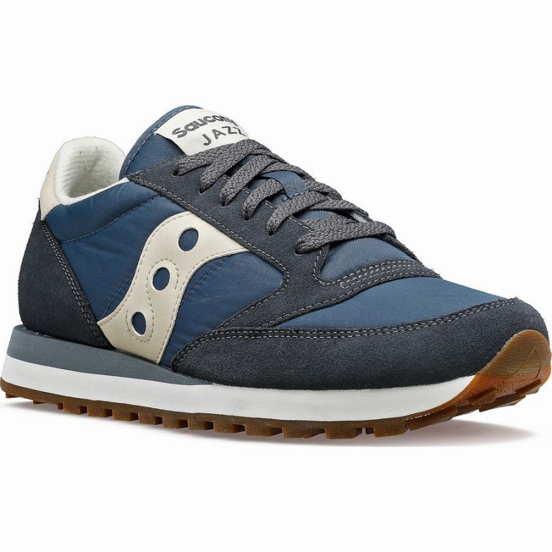 Saucony Jazz Original Férfi Utcai Cipő Sötétkék Krém | Hungary S17820-X68