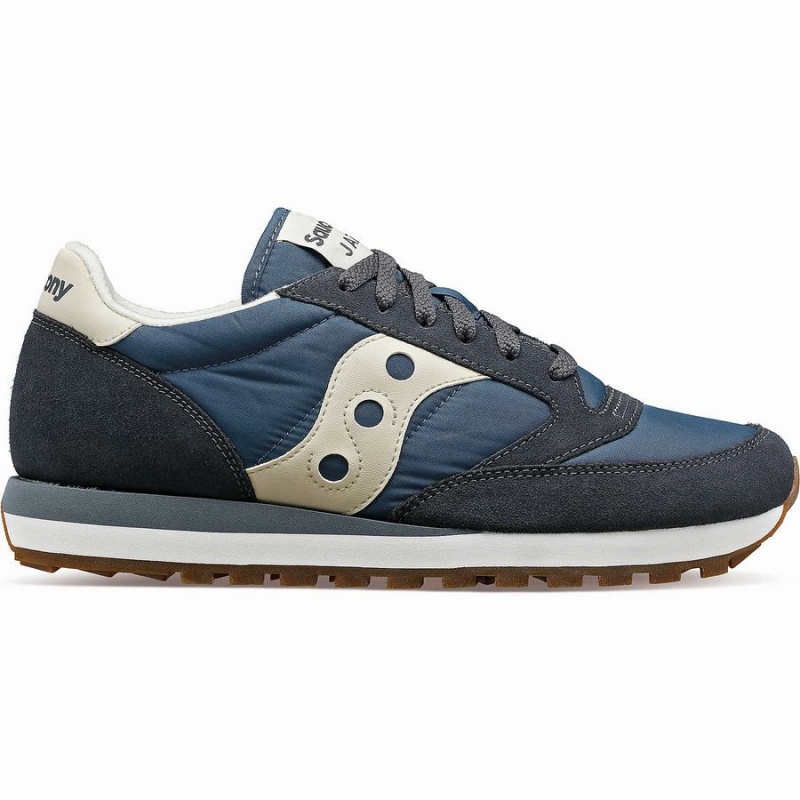 Saucony Jazz Original Férfi Utcai Cipő Sötétkék Krém | Hungary S17820-X68