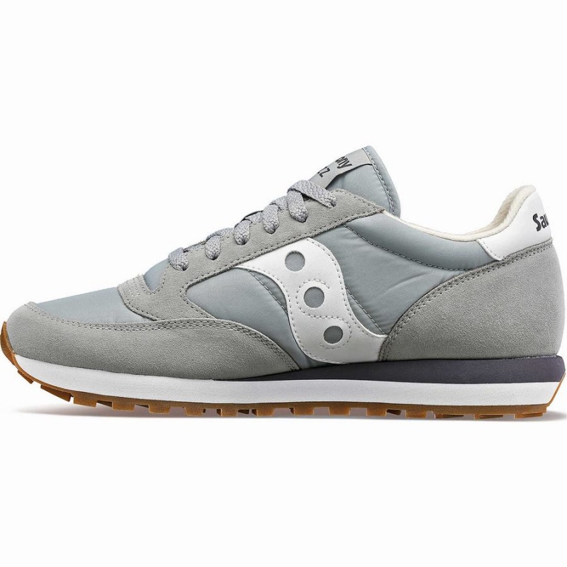 Saucony Jazz Original Férfi Utcai Cipő Szürke Fehér | Hungary S25437-C53