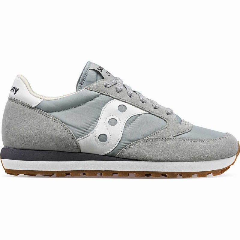 Saucony Jazz Original Férfi Utcai Cipő Szürke Fehér | Hungary S25437-C53