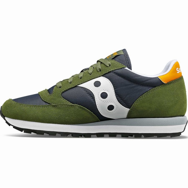 Saucony Jazz Original Férfi Utcai Cipő Zöld Sötétkék | Hungary S40395-B27