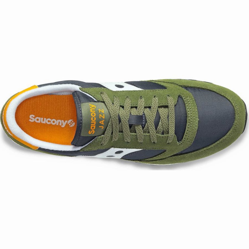 Saucony Jazz Original Férfi Utcai Cipő Zöld Sötétkék | Hungary S40395-B27