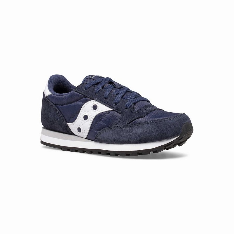 Saucony Jazz Original Gyerek Utcai Cipő Sötétkék Fehér | Hungary S15867-H96