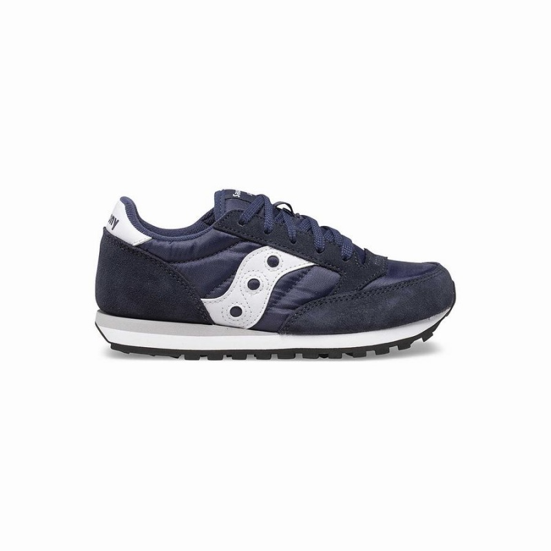 Saucony Jazz Original Gyerek Utcai Cipő Sötétkék Fehér | Hungary S15867-H96