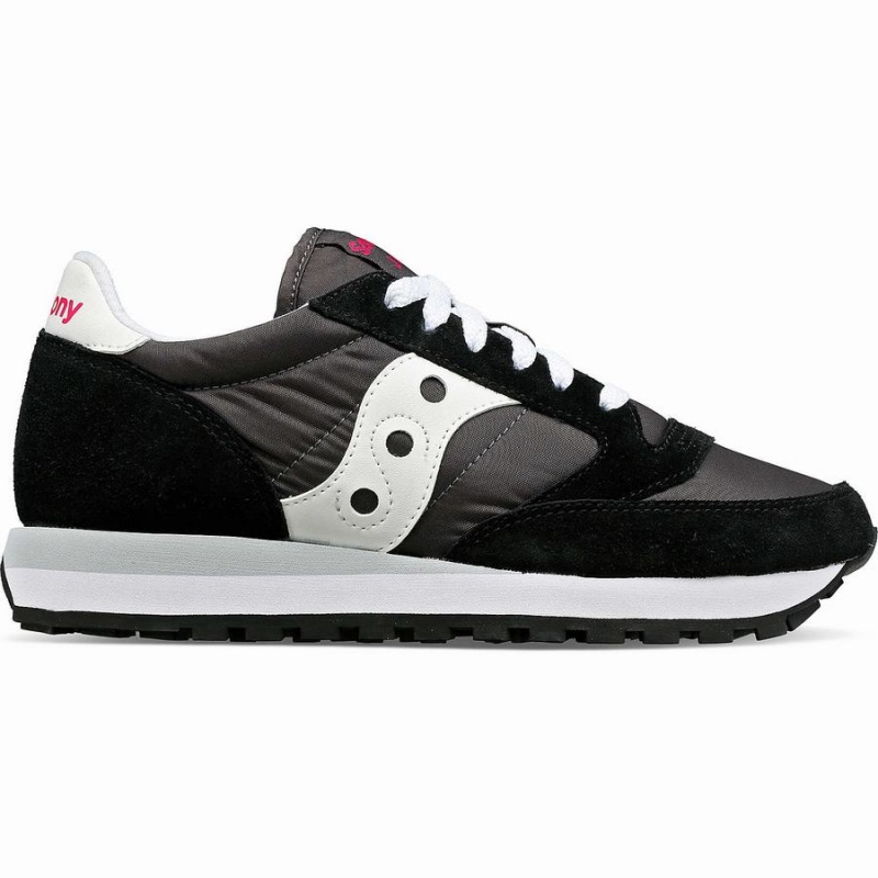 Saucony Jazz Original Női Utcai Cipő Fekete Fehér | Hungary S71562-C14