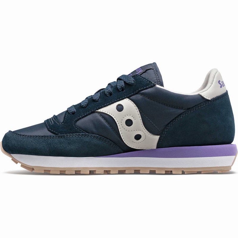 Saucony Jazz Original Női Utcai Cipő Sötétkék Lila | Hungary S54983-B02