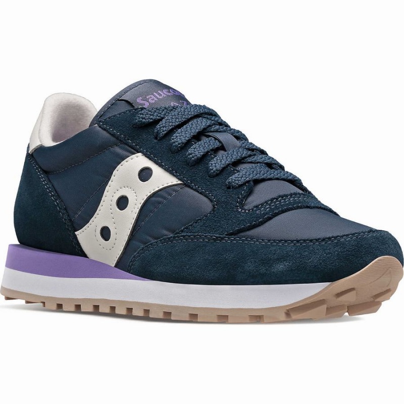 Saucony Jazz Original Női Utcai Cipő Sötétkék Lila | Hungary S54983-B02