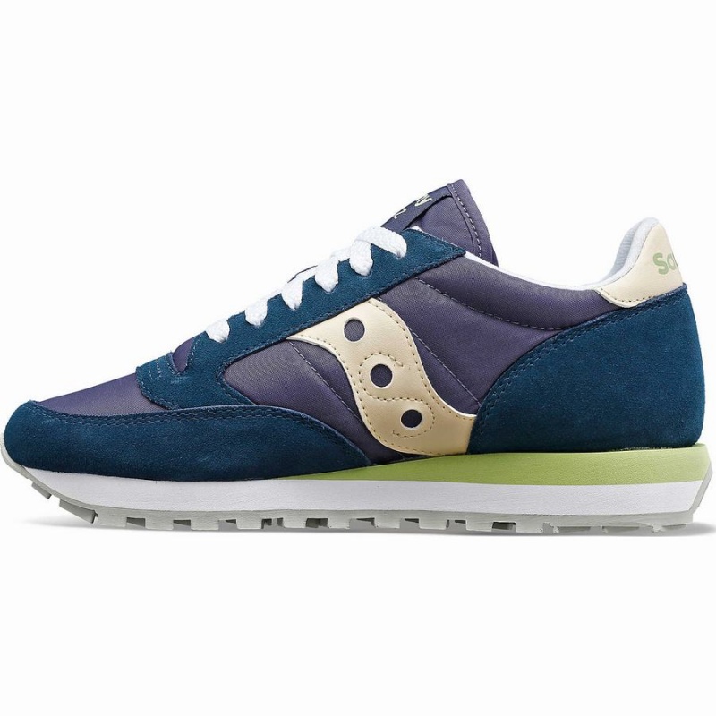 Saucony Jazz Original Női Utcai Cipő Sötétkék Krém | Hungary S56327-X57