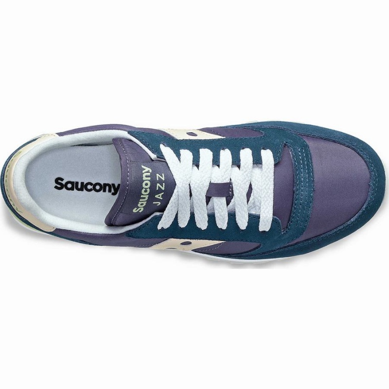 Saucony Jazz Original Női Utcai Cipő Sötétkék Krém | Hungary S56327-X57