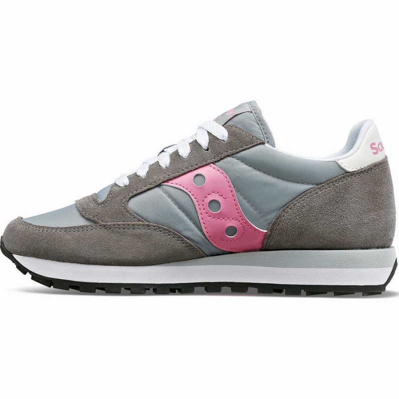 Saucony Jazz Original Női Utcai Cipő Szürke Rózsaszín | Hungary S50327-N38