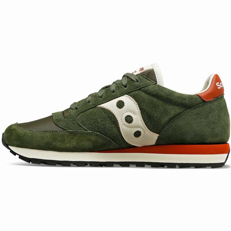 Saucony Jazz Original Premium Férfi Utcai Cipő Olivazöld | Hungary S30986-G28