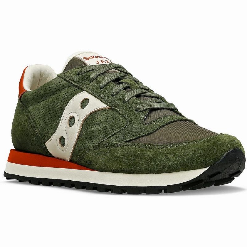 Saucony Jazz Original Premium Férfi Utcai Cipő Olivazöld | Hungary S30986-G28