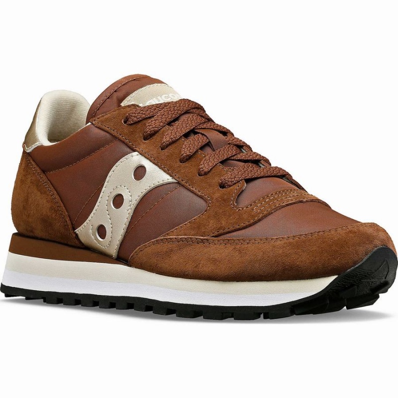 Saucony Jazz Triple Női Utcai Cipő Barna | Hungary S16859-P10