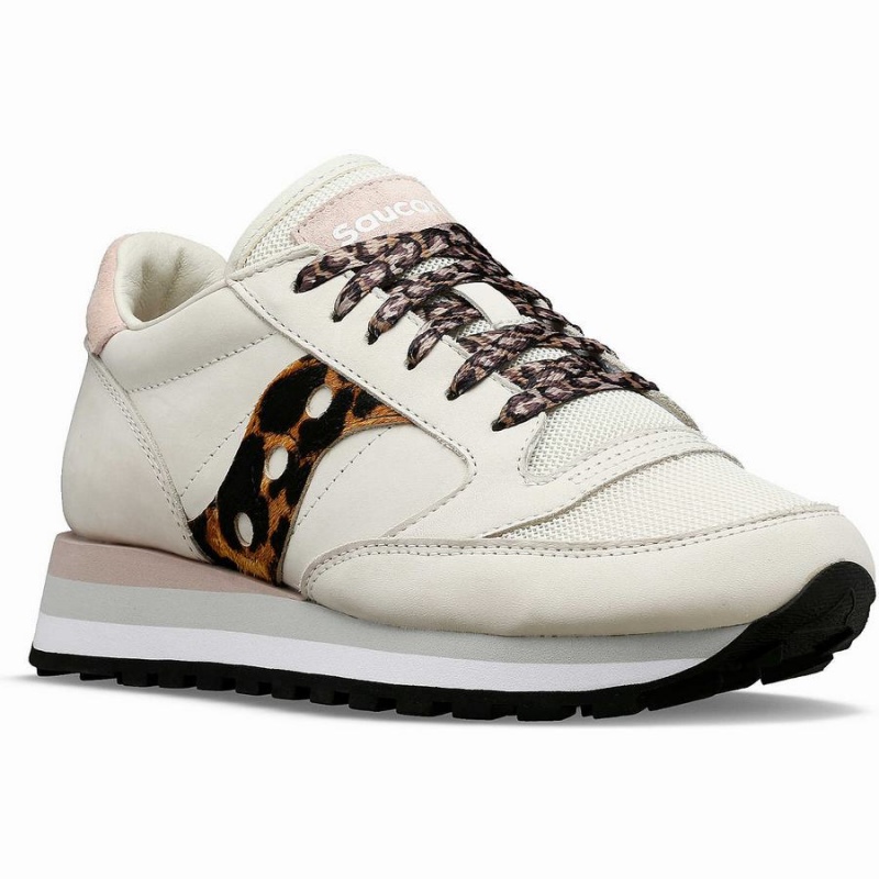 Saucony Jazz Triple Női Utcai Cipő Bézs Leopárd | Hungary S32570-Y20