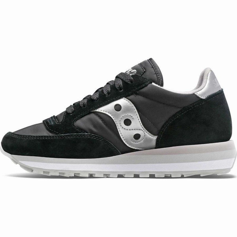 Saucony Jazz Triple Női Utcai Cipő Fekete Titán | Hungary S07352-R65