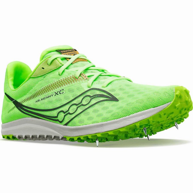 Saucony Kilkenny XC9 Lapos Férfi Szöges Cipő Zöld | Hungary S08591-V14