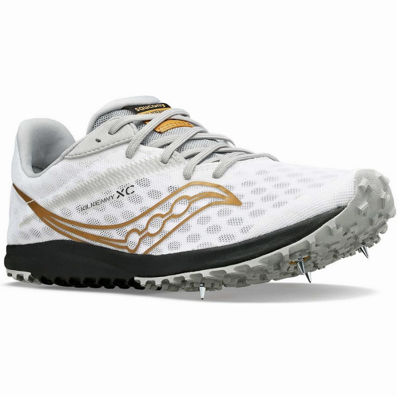 Saucony Kilkenny XC9 Spike Férfi Szöges Cipő Fehér | Hungary S57328-N89