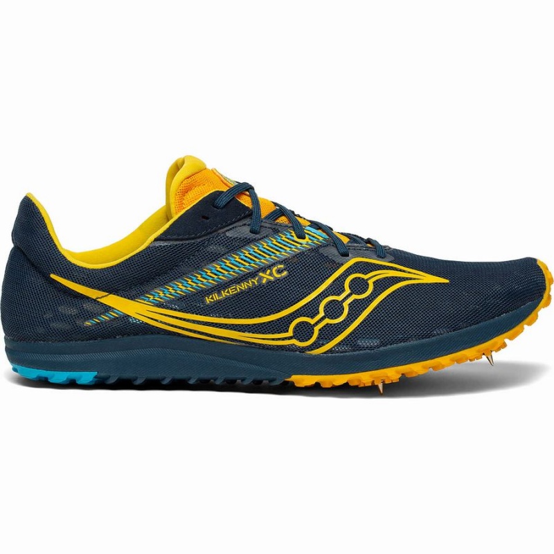 Saucony Kilkenny XC9 Spike Férfi Szöges Cipő Sötétkék | Hungary S71548-A17