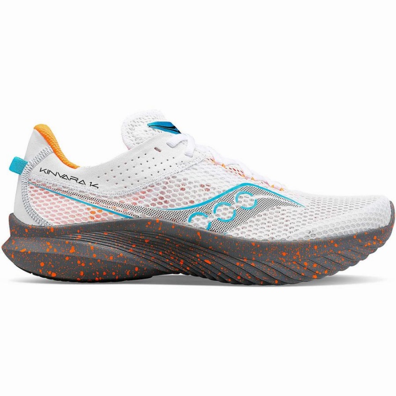 Saucony Kinvara 14 Férfi Futócipő Fehér Szürke | Hungary S53498-E05