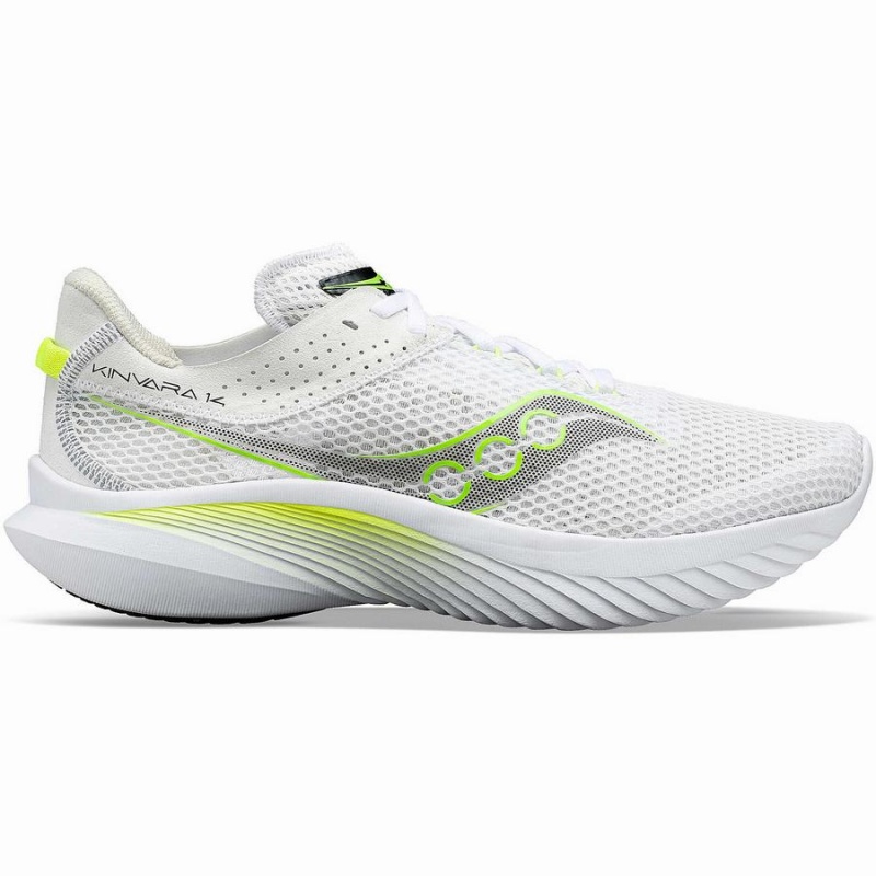 Saucony Kinvara 14 Férfi Futócipő Fehér Zöld | Hungary S81320-W01