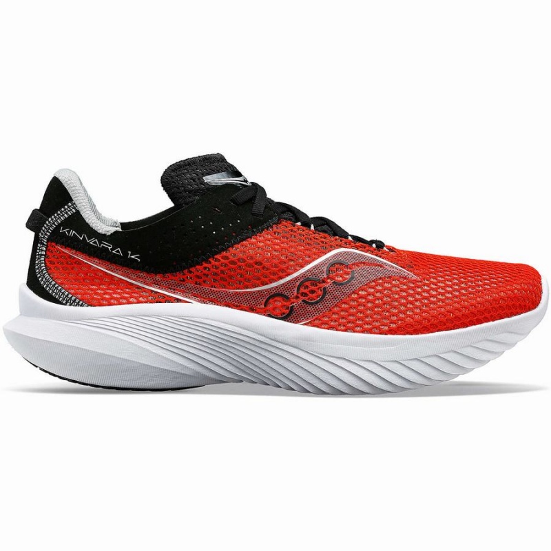 Saucony Kinvara 14 Férfi Futócipő Piros Fekete | Hungary S65371-X73