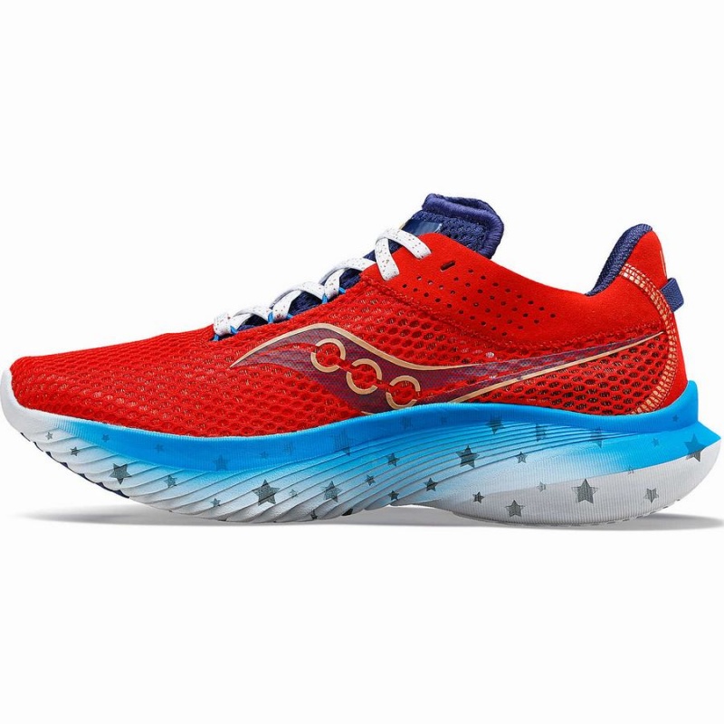 Saucony Kinvara 14 Liberty Női Futócipő Piros Fehér Kék | Hungary S01465-L09