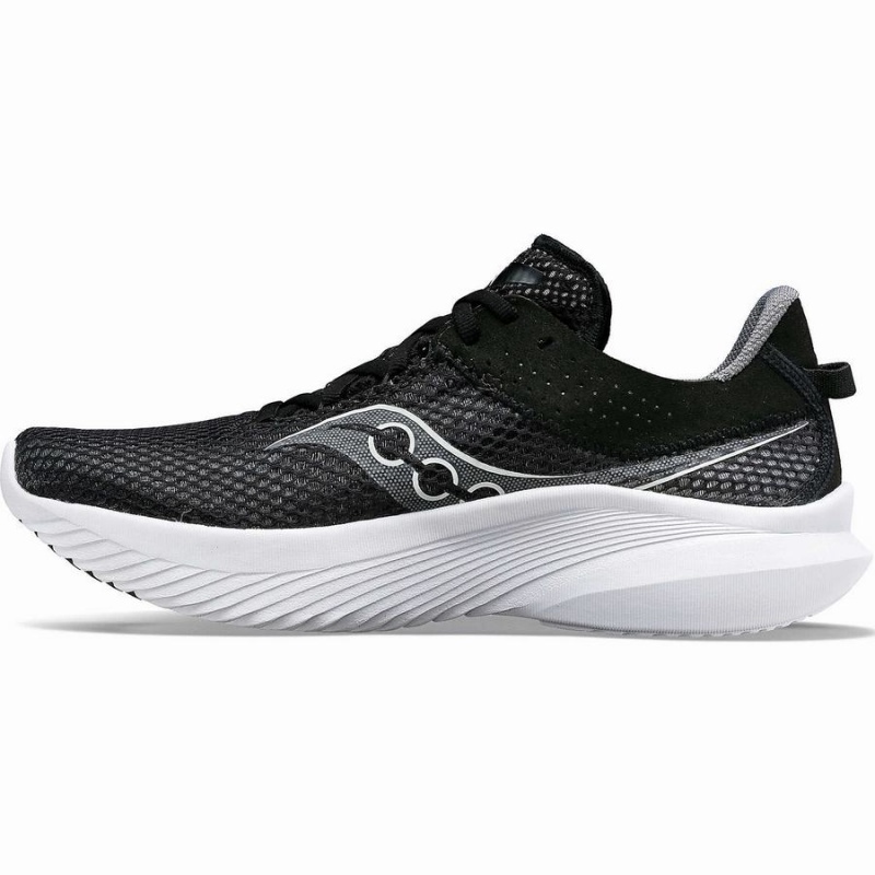 Saucony Kinvara 14 Wide Férfi Futócipő Fekete Fehér | Hungary S47108-M05