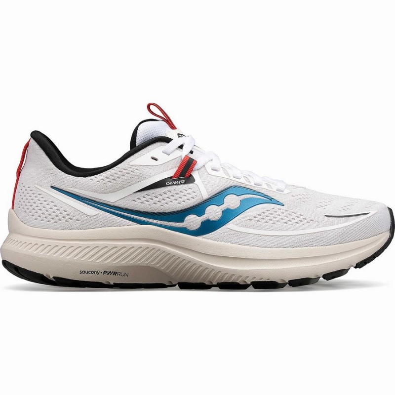 Saucony Omni 21 Férfi Futócipő Fehér Barna | Hungary S82135-J39