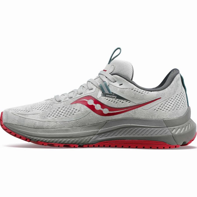 Saucony Omni 21 Női Futócipő Szürke Piros | Hungary S49173-B65