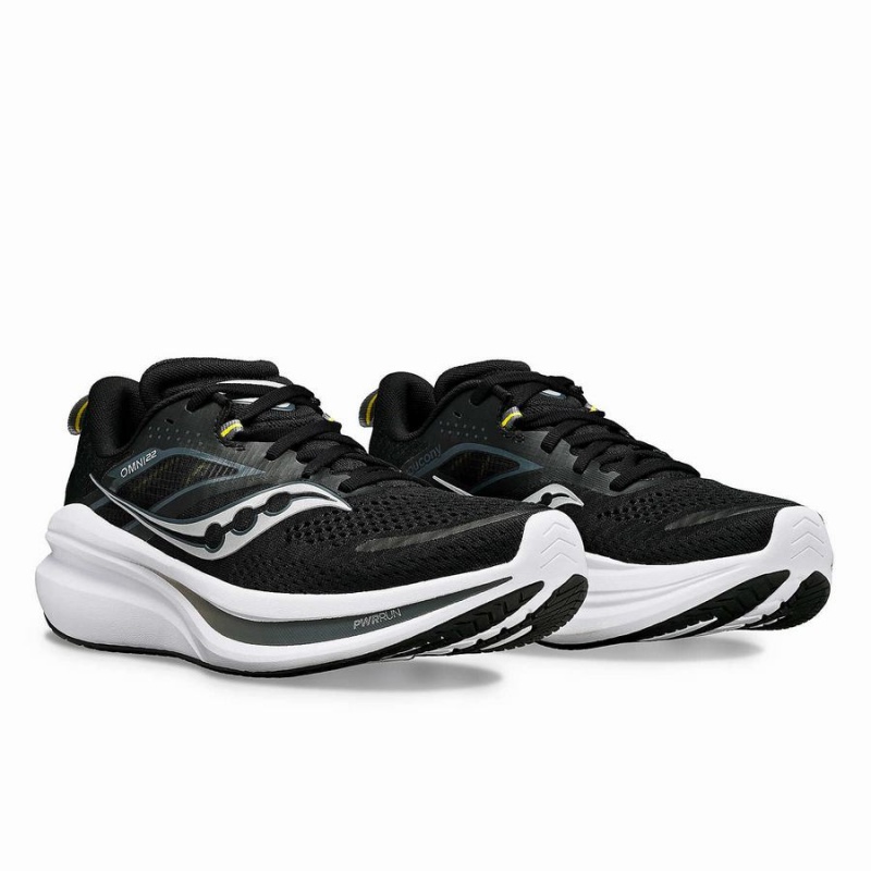 Saucony Omni 22 Női Futócipő Fekete Fehér | Hungary S59436-A02