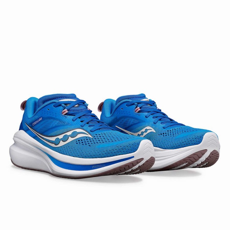 Saucony Omni 22 Női Futócipő Mélykék Lila | Hungary S84162-S84