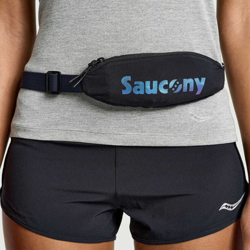 Saucony Outpace Run Belt Férfi Övtáska Fekete | Hungary S17294-D65