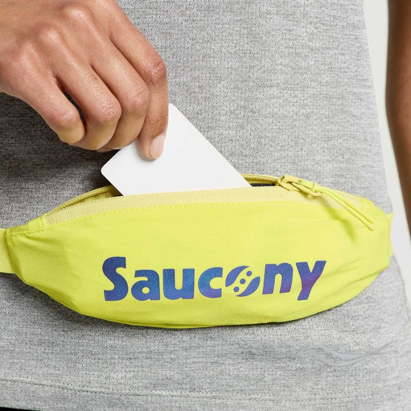 Saucony Outpace Run Belt Férfi Övtáska Sárga | Hungary S24659-A58