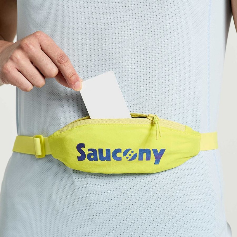 Saucony Outpace Run Belt Férfi Övtáska Sárga | Hungary S24659-A58