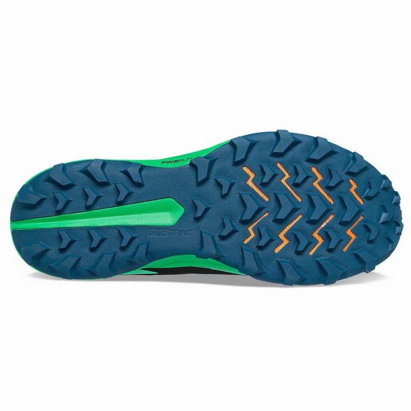 Saucony Peregrine 13 Férfi Futócipő Fekete Zöld | Hungary S30892-X48