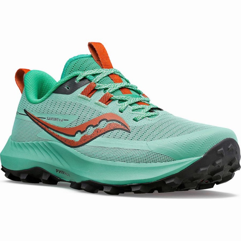 Saucony Peregrine 13 Női Terepfutó Cipő Türkiz Narancssárga | Hungary S58604-B95