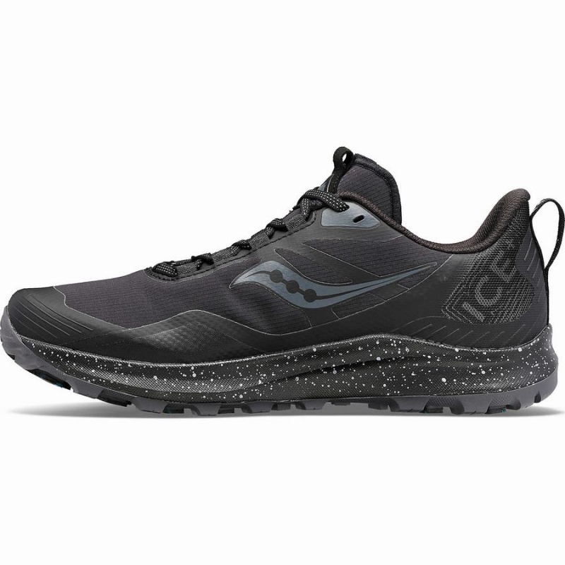 Saucony Peregrine ICE+ 3 Férfi Terepfutó Cipő Fekete Szürke | Hungary S62097-G32