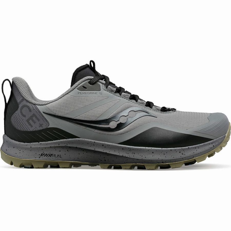 Saucony Peregrine ICE+ 3 Férfi Terepfutó Cipő Szürke Fekete | Hungary S25034-H14