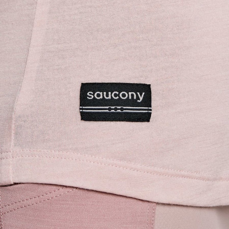 Saucony Peregrine Merino Long Sleeve Női Póló Smoke Heather | Hungary S32761-S07