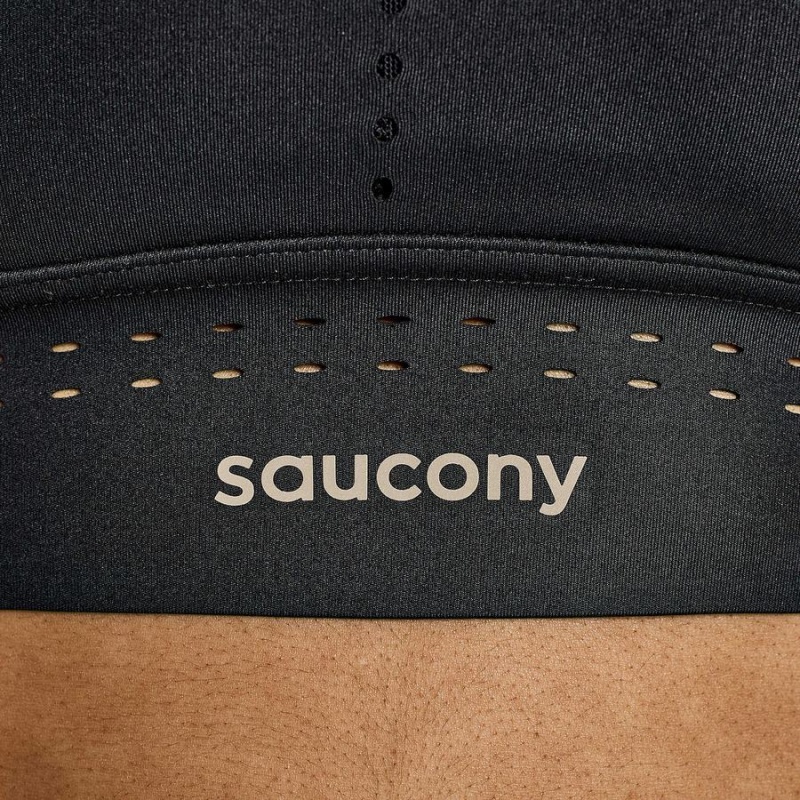 Saucony Pinnacle Bra Top Női Melltartók Fekete | Hungary S32468-W98